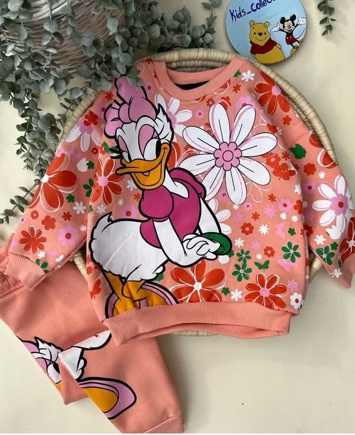 ست بلوز و شلوار دخترانه داخل کرک زارا طرح دیزنی