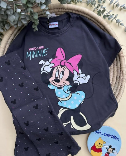 ست تیشرت و شلوار دخترانه طرح میکی موس