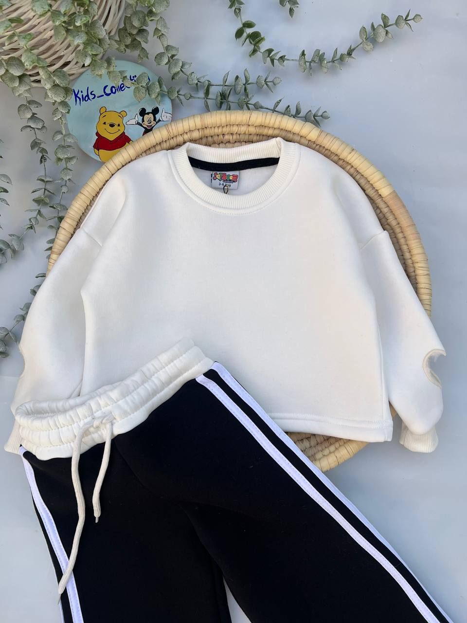 ست کراپ و شلوار دخترانه ترک داخل کرک