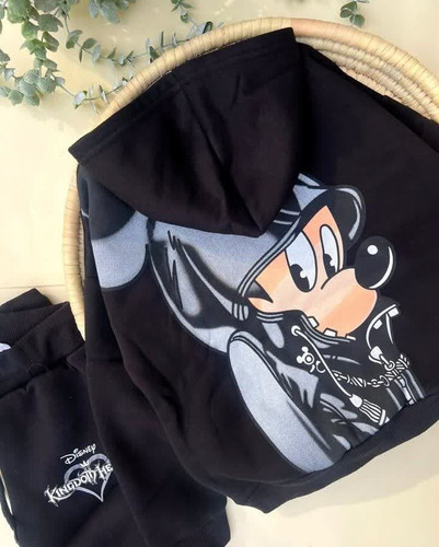 ست هودی و شلوار پسرانه زارا داخل کرک طرح میکی موس