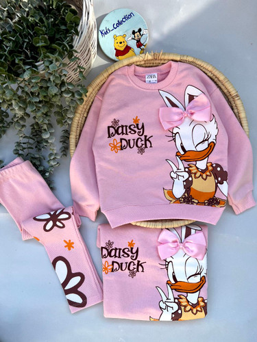 ست بلوز و شلوار ۳نخ زارا طرح داک