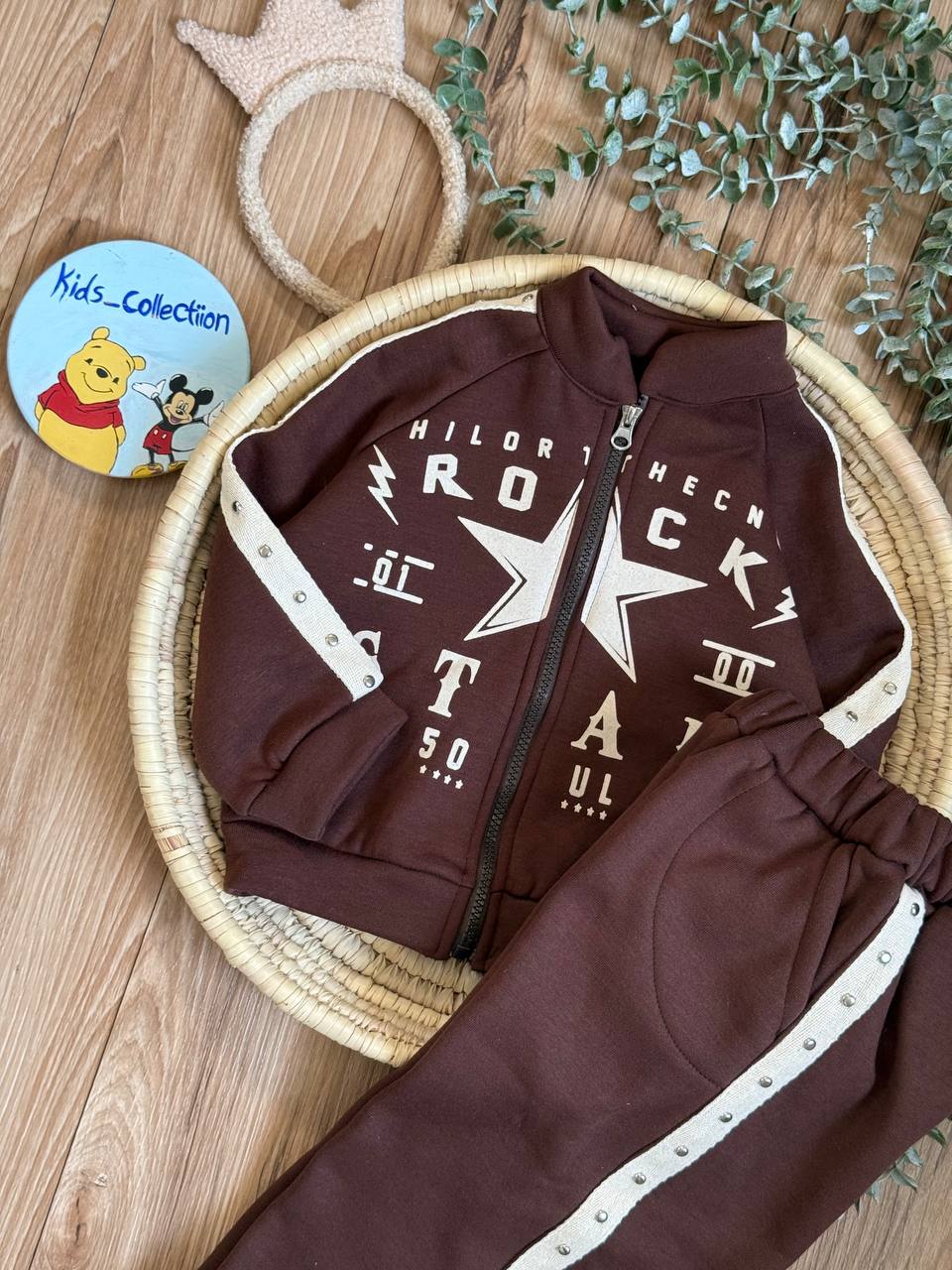 سویشرت و شلوار داخل کرکی ستاره