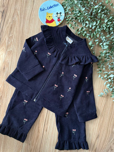 سویشرت و شلوار مخمل کبریتی