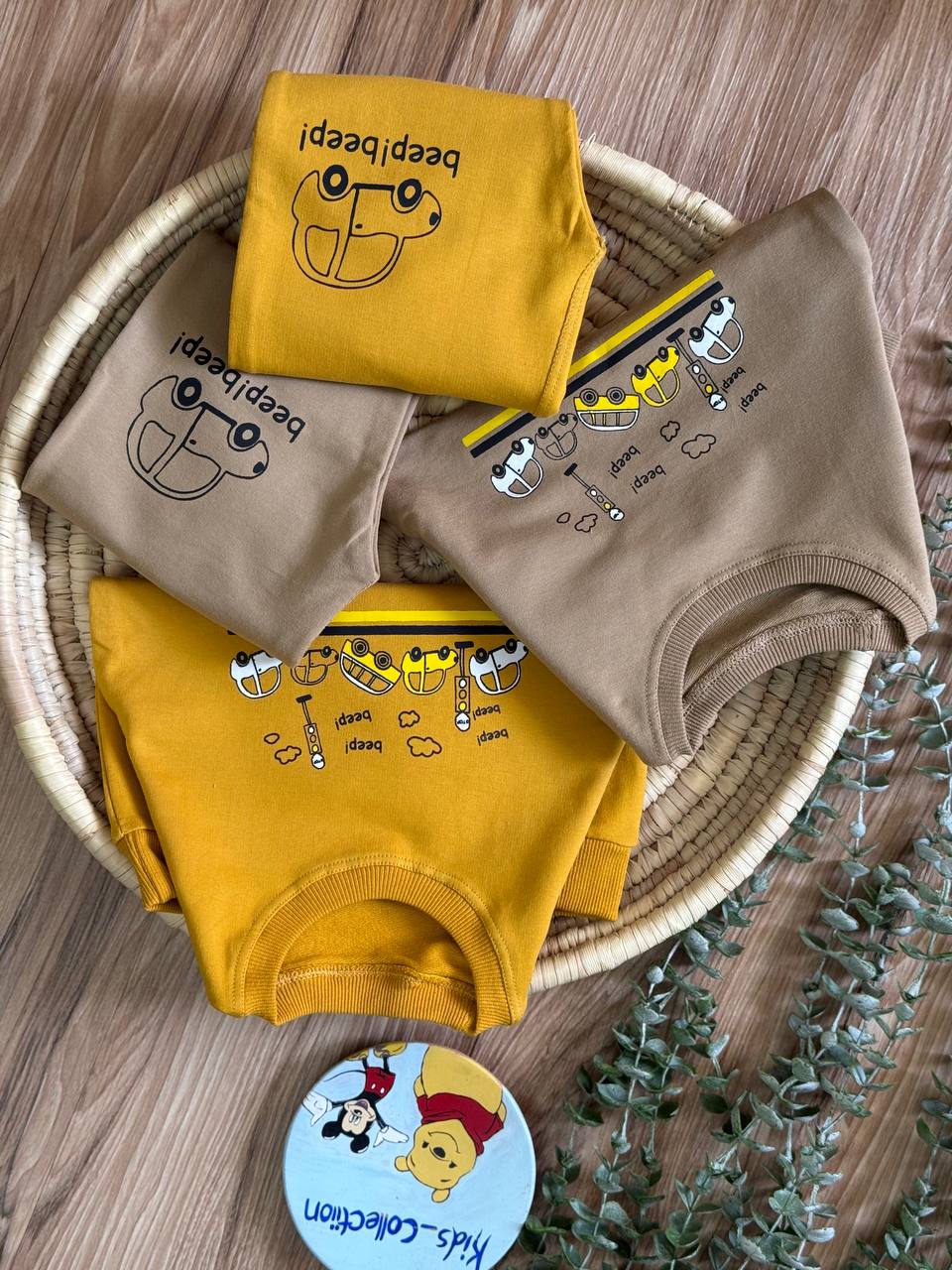 بلوز و شلوار پسرانه طرح ماشین